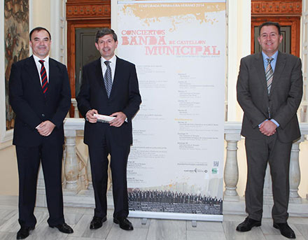 Conciertos de la Banda municipal de Castellón para la temporada primavera-verano