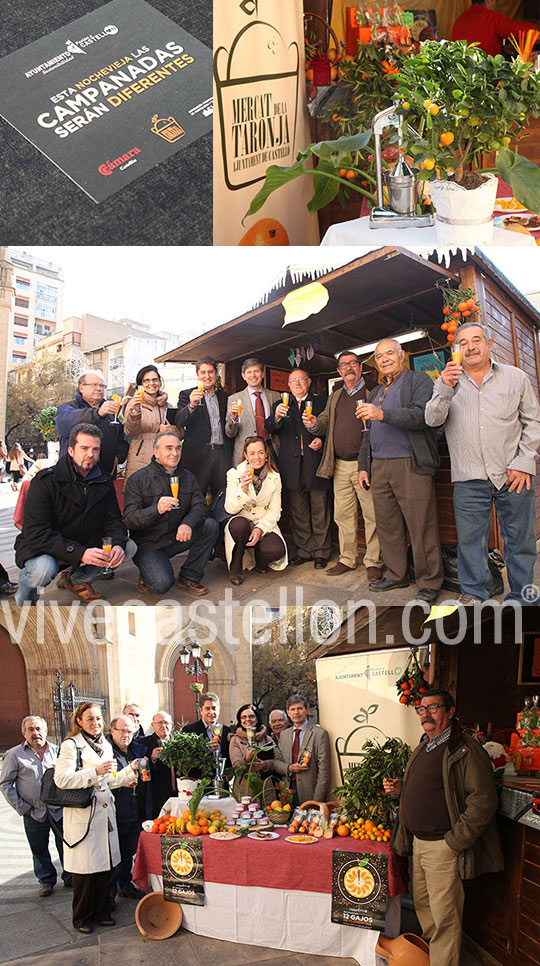 brindis con zumo de naranja por las fiestas de Navidad brindis con zumo de naranja por las fiestas de Navidad