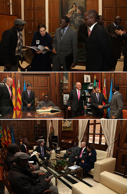 El embajador de Burkina Faso visita el ayuntamiento de Castellón