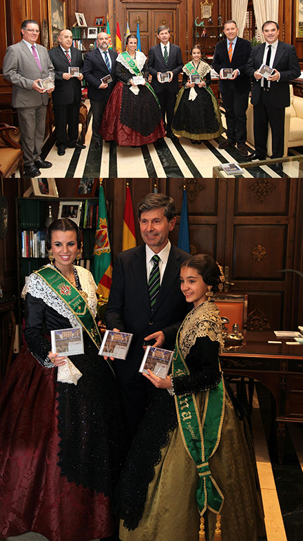 Presentación de los CD´s con los pasodobles dedicados a las Reinas de las Fiestas de la Magdalena 2014