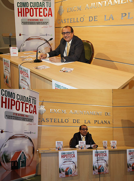Jornada informativa sobre hipotecas el 27 de octubre en Castellón