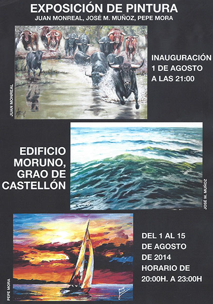 Exposición de Pintura Colectiva en el Edificio Moruno del Grau