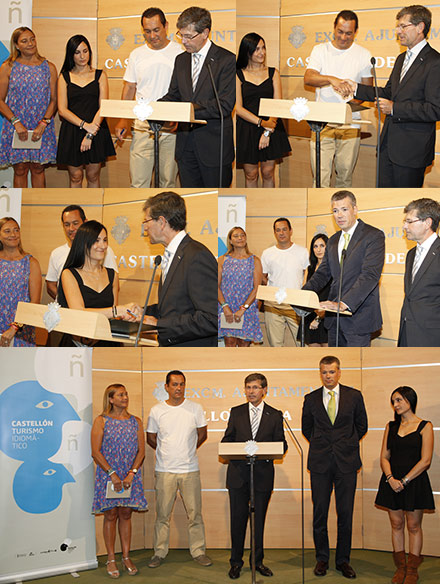 Presentación en el Ayuntamiento de Castellón del logotipo que identifica el Turismo de Idiomas 