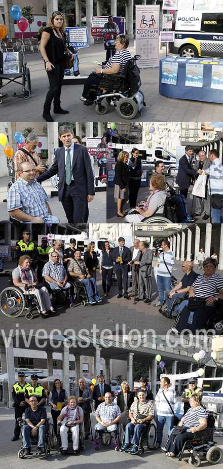 Campaña de sensibilización con las personas discapacitadas en Castellón
