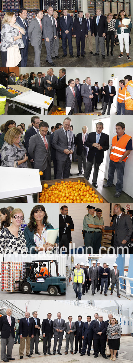 primer barco de clementinas de los exportadores de Castellón con destino a Estados Unidos