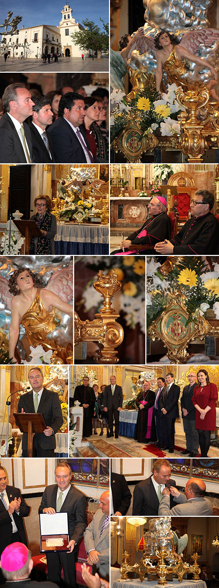 Restauración de la peana de la Virgen de Lledó
