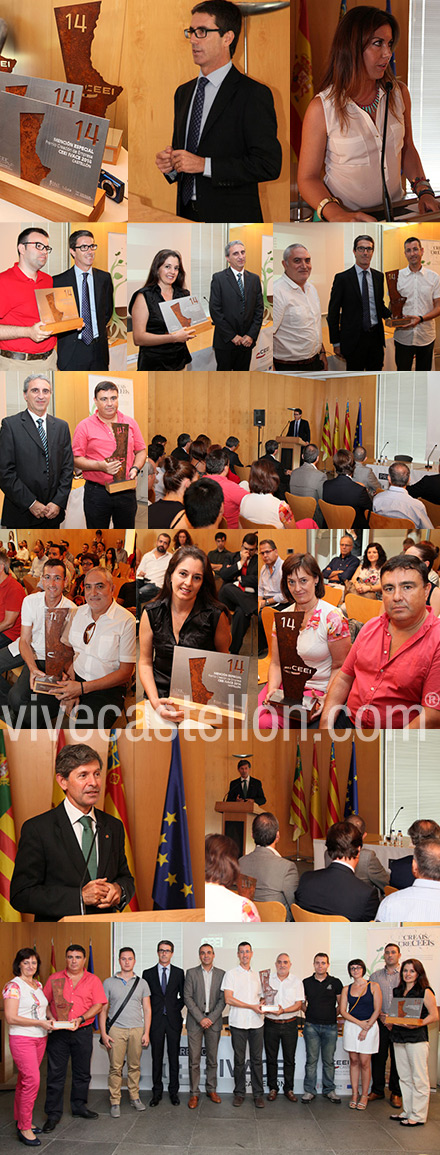 CEEI Castellón entrega los Premios CEEI-IVACE 2014 