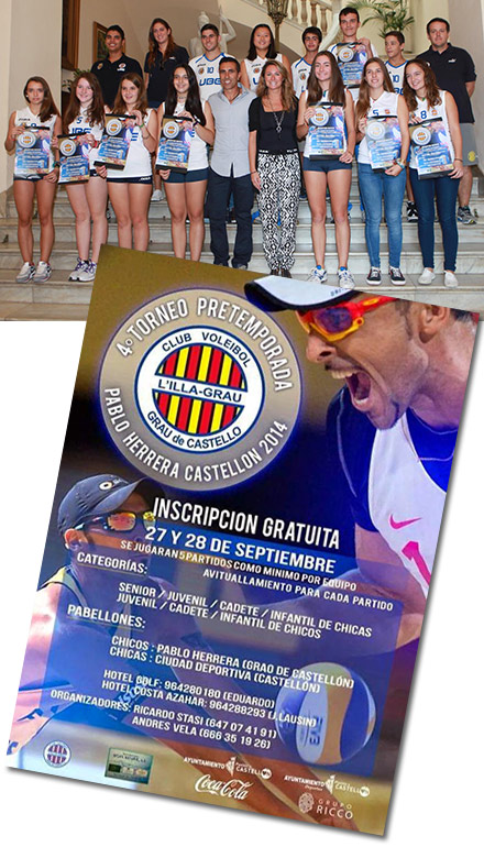 Presentación del IV Torneo de Voleibol Pablo Herrera
