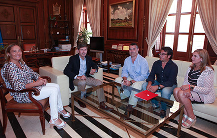 visita del presidente del Mercado Central al Alcalde de Castellón, Alfonso Bataller visita del presidente del Mercado Central al Alcalde de Castellón, Alfonso Bataller