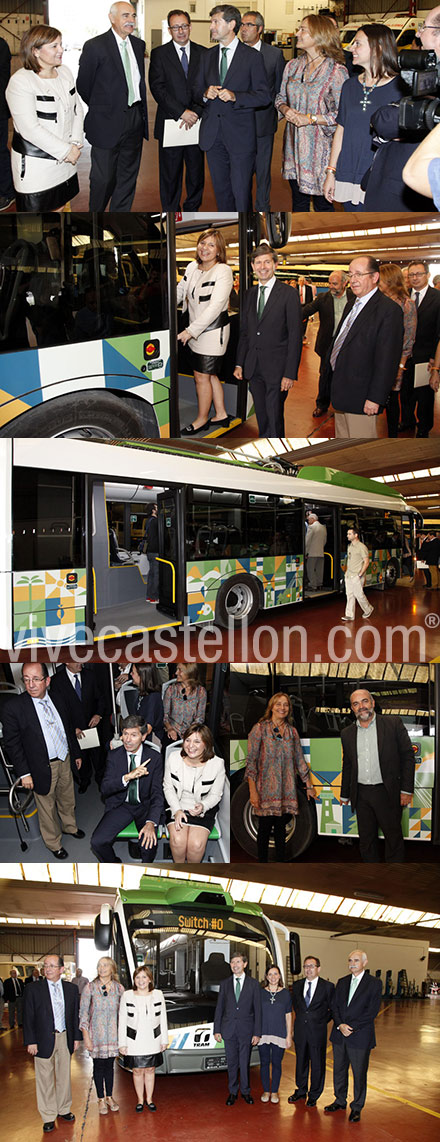 Visita al nuevo vehículo del Tram