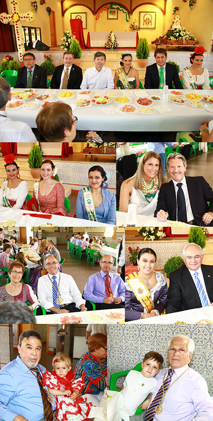 Comida de hermandad con motivo del Día de la Cruz de Mayo del Centro Andaluz Comida de hermandad con motivo del Día de la Cruz de Mayo del Centro Andaluz