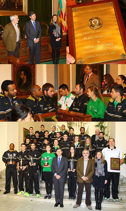 Club de Atletismo Playas de Castellón, galardonado con el Premio al Mejor Club de España del 2013 y Premio al Mejor Club Masculino Club de Atletismo Playas de Castellón, galardonado con el Premio al Mejor Club de España del 2013 y Premio al Mejor Club Masculino