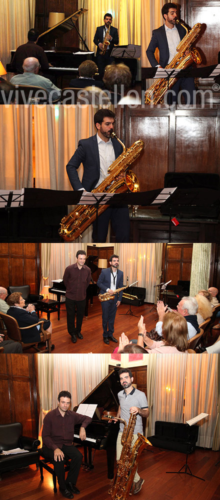 concierto del saxofonista Angel Soria, acompañado por Stéfanos Spanopoulos al piano concierto del saxofonista Angel Soria, acompañado por Stéfanos Spanopoulos al piano