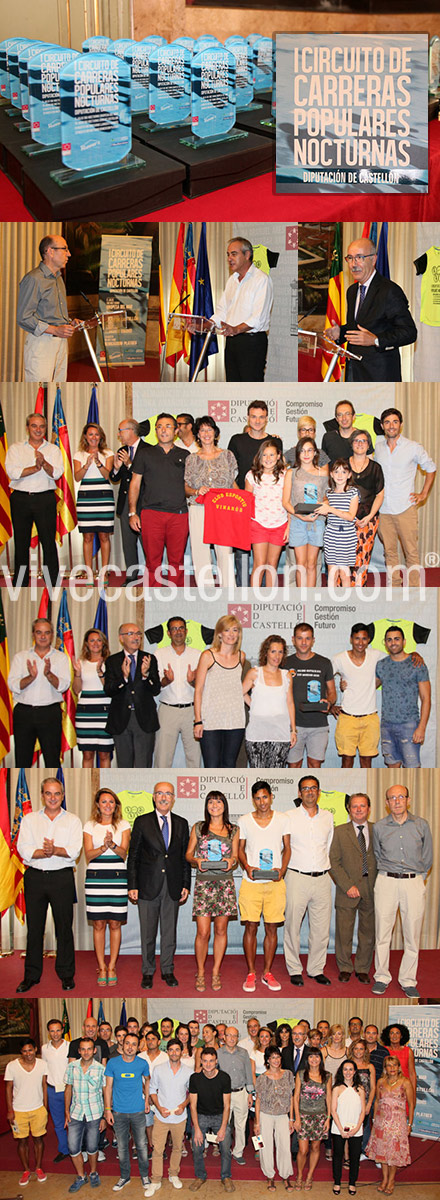 Entrega de trofeos del Circuito Diputación de Carreras Noctunas Entrega de trofeos del Circuito Diputación de Carreras Noctunas