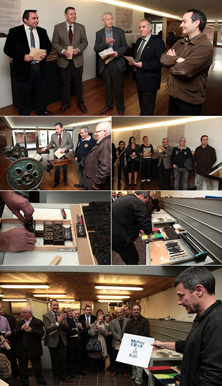 Inauguración de la exposición Tipus de Memòria