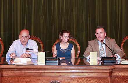 Presentación de un facsimil dentro de los actos de las fiestas en honor a Sant Cristòfol Presentación de un facsimil dentro de los actos de las fiestas en honor a Sant Cristòfol