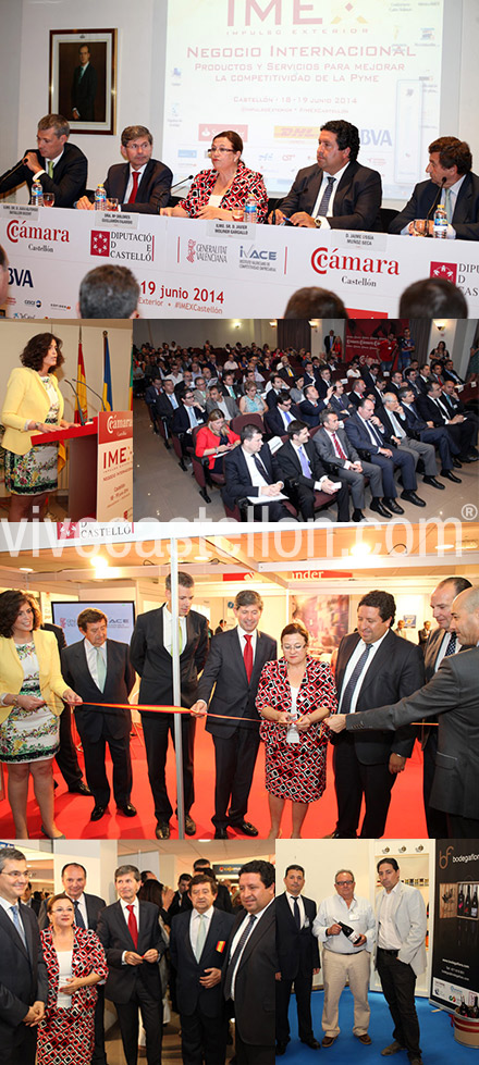 Inauguración de IMEX Castellón, feria de negocio internacional e inversiones