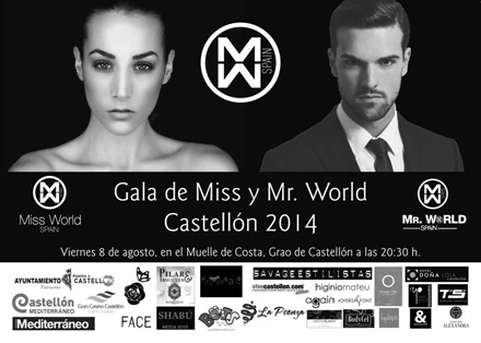 Castellón, Gala de Miss y Mister World en Castellón 2014 Castellón, Gala de Miss y Mister World en Castellón 2014