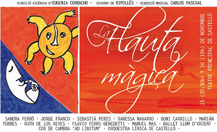 La Flauta Mágica de Mozart en el Teatro Principal de Castellon