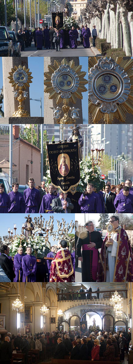 La Estación de Penitencia del Cristo de Medinaceli, marcó ayer, domingo, el inicio de la cuaresma en LLedó La Estación de Penitencia del Cristo de Medinaceli, marcó ayer, domingo, el inicio de la cuaresma en LLedó