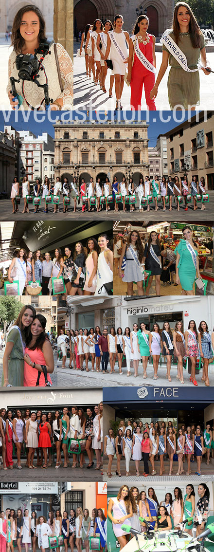 Las aspirantes a Miss World Spain de paseo por Castellón y Benicàssim Las aspirantes a Miss World Spain de paseo por Castellón y Benicàssim