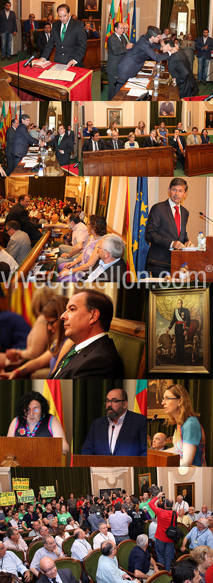 Debate del Estado de Castellón y jura de cargo del nuevo concejal del PP, Julio Tena Debate del Estado de Castellón y jura de cargo del nuevo concejal del PP, Julio Tena