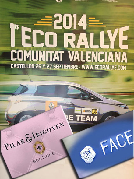Las firmas de Benicàssim Face y Pilar Irigoyen en el Eco Rallye de la Comunidad Valenciana
