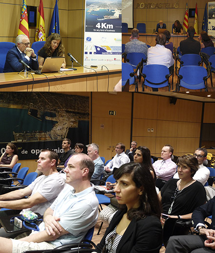 PortCastelló muestra sus infraestructoras a armadores de cruceros americanos que visitan la provincia