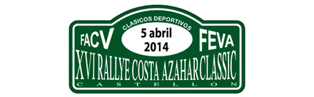 La decimosexta edición del Rallye Costa Azahar Classic reunirá el sábado en Castellón a más de 80 participantes La decimosexta edición del Rallye Costa Azahar Classic reunirá el sábado en Castellón a más de 80 participantes