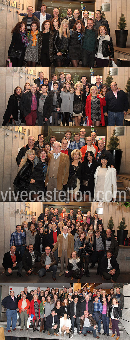 Reunión de alumnos y profesores del colegio Serrano Súñer Reunión de alumnos y profesores del colegio Serrano Súñer