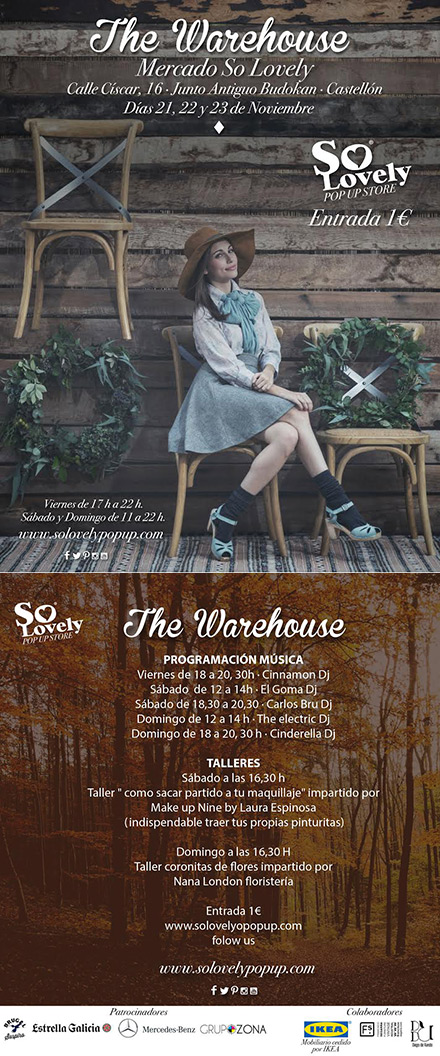 V The warehouse So Lovely pop up store en Castellón