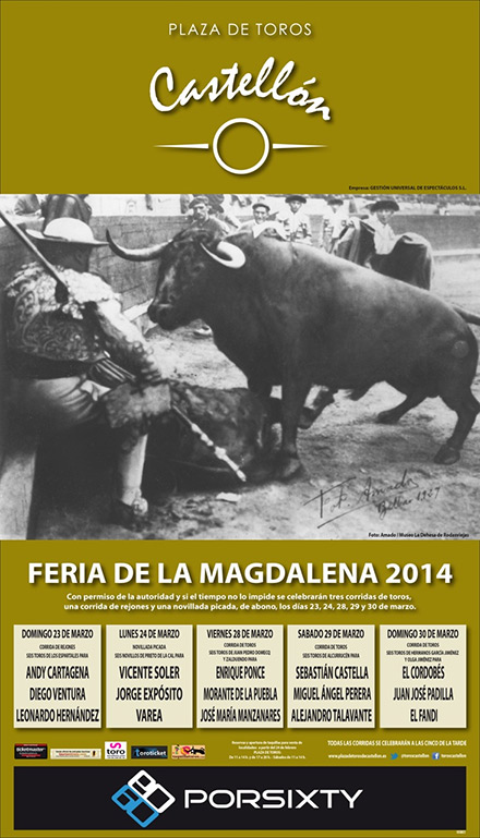 Plaza de Toros de Castellón, la renovación de los abonos se extiende hasta el 15 de febrero Plaza de Toros de Castellón, la renovación de los abonos se extiende hasta el 15 de febrero