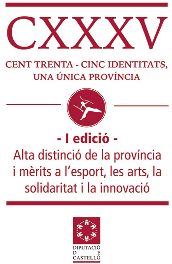 Una escultura de L´Arquer de la Valltorta simbolizará la Alta Distinción de la Provincia de Castellón  