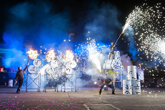 XarxaTeatrepresenta su espectáculo Ara Pacis II en el SuwonFortress Festival de Corea del Sur