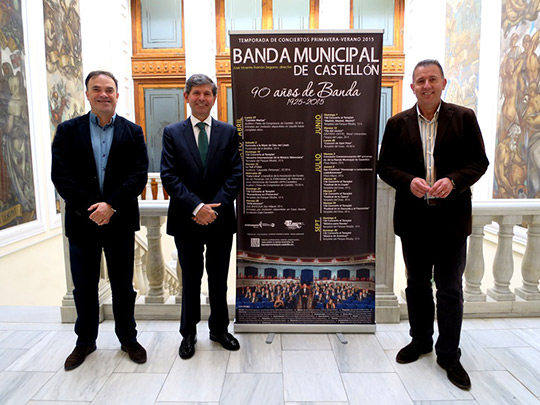 Nuevos conciertos de la Banda Municipal de Castellón 