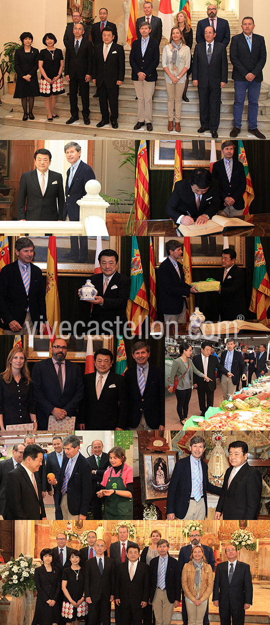 Recepción oficial en Castellón a la delegación de la ciudad japonesa de Ube Recepción oficial en Castellón a la delegación de la ciudad japonesa de Ube