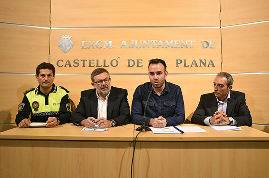 Dispositivo especial de seguridad y de tráfico para Todos los Santos en Castellón