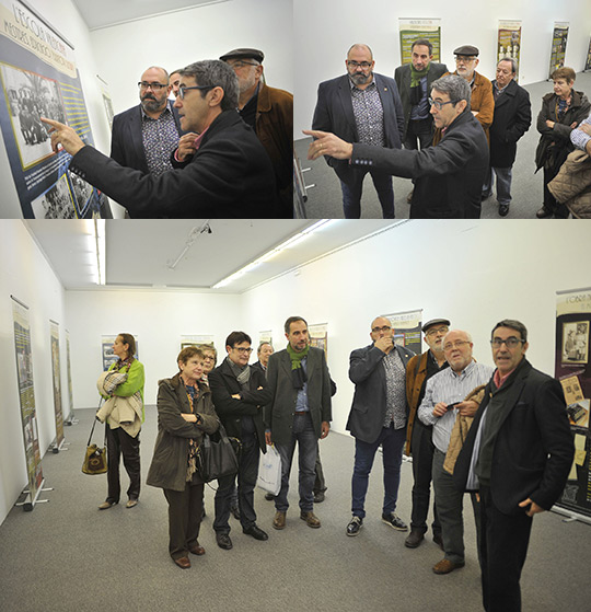 Inauguración de una exposición que repasa la vida y obra de Carles Salvador 