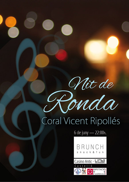 Nit de Ronda, concierto Coral Vicent Ripollés el sábado