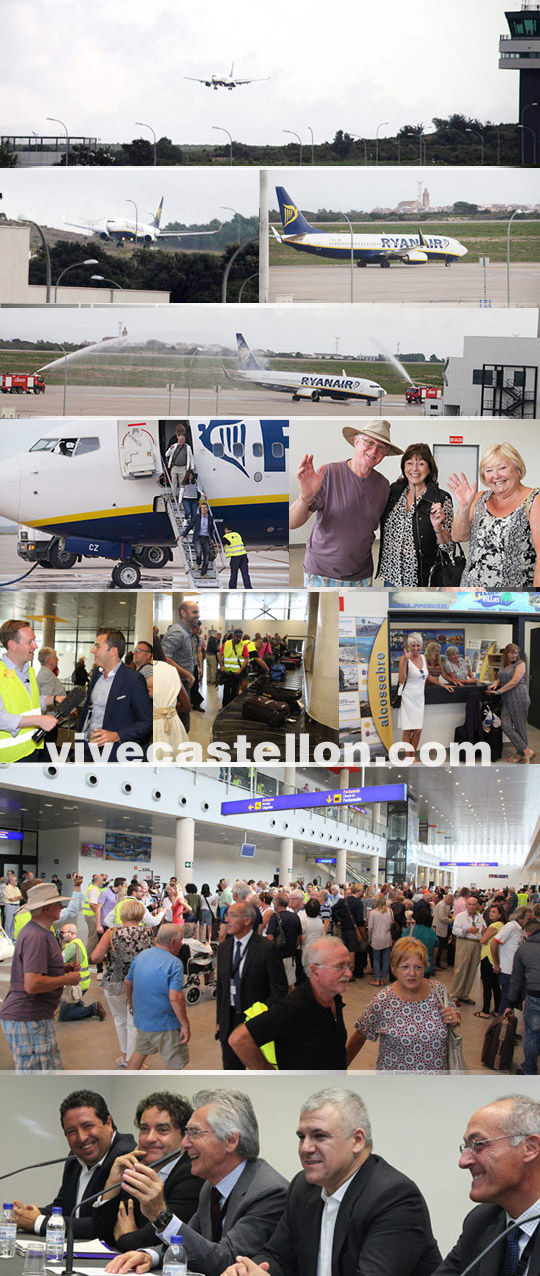 Primer vuelo comercial al Aeropuerto de Castellón Primer vuelo comercial al Aeropuerto de Castellón