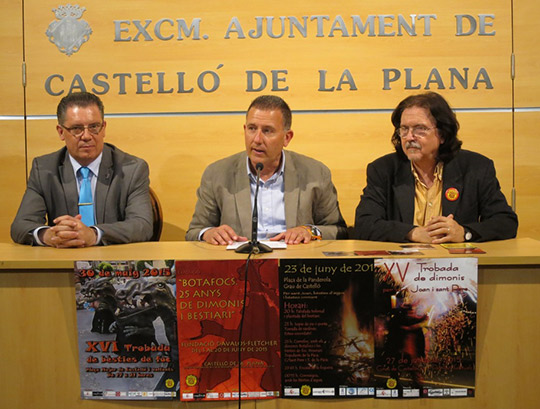 Presentación de la XVI Trobada de Bèsties de Foc en Castellón