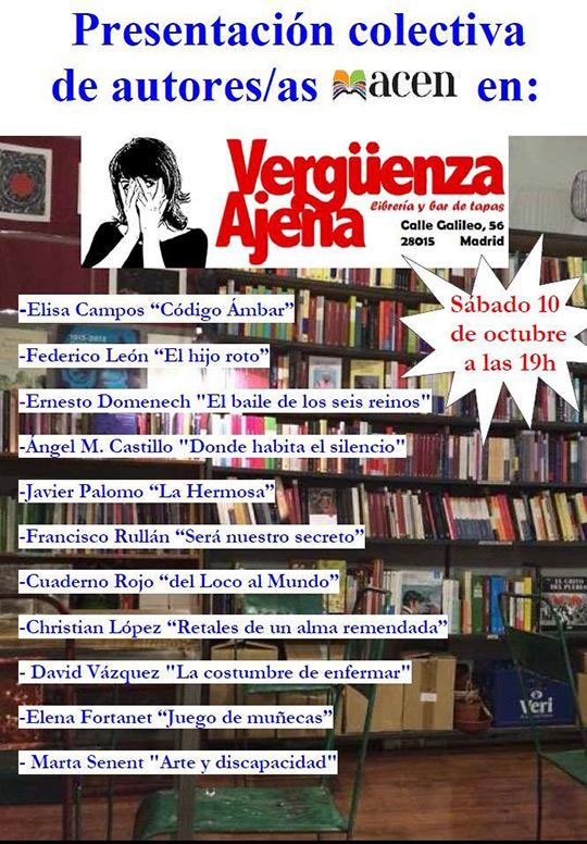 Autores noveles de Castellón presentan sus libros en Madrid