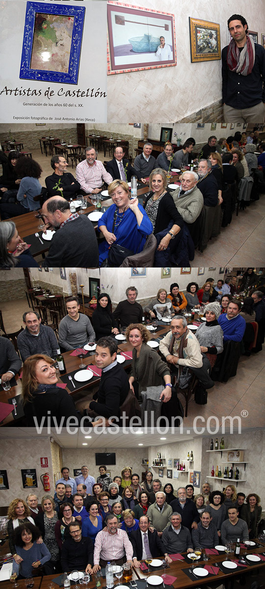 Cena y exposición de Artistas de Castellón en Tapa 13 Cena y exposición de Artistas de Castellón en Tapa 13