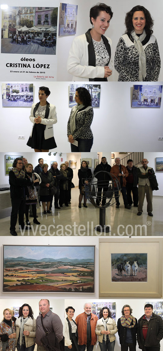 Cristina López presenta por primera vez su obra en Castellón