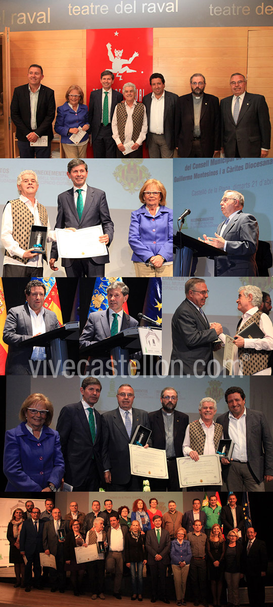 Cáritas Diocesana  Segorbe-Castellón y Guillermo Montesinos Premios Participación Ciudadana