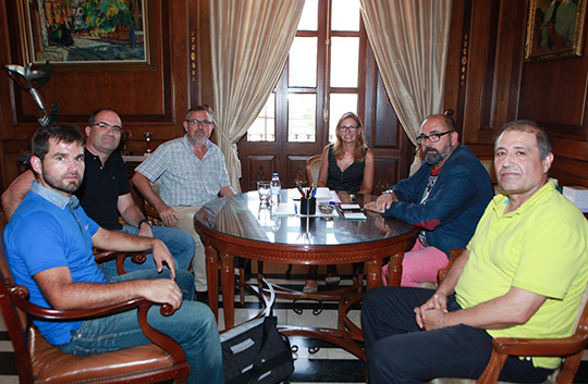 El Ayuntamiento de Castellón se reúne con representantes del CE Castelló