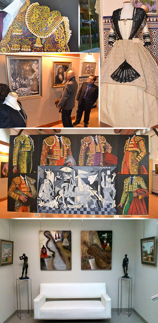 Exposición solidaria en Castellón de pintura e indumentaria costumbrista 