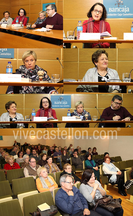 Novela negra y mujer, mesa redonda en Fundación Caja Castellón Novela negra y mujer, mesa redonda en Fundación Caja Castellón
