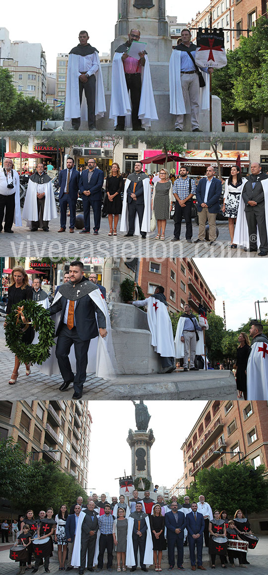 Homenaje en Castellón al Rey Jaime I Homenaje en Castellón al Rey Jaime I