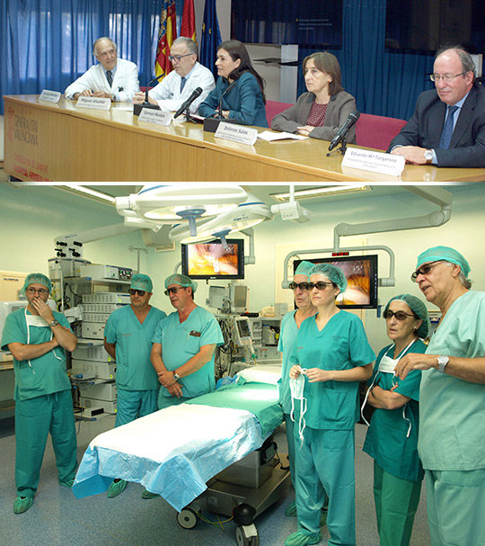 El Hospital General de Castellón adapta a tecnología 3D su quirófano integrado